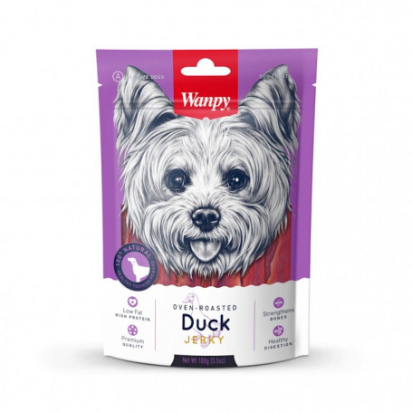 Wanpy Duck Jerky 100 г - премиум клас патешко филе, печено на фурна