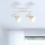 5967 Спот Vivienne 2хE14 MAX40W антично бяло, Rabalux