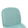 Стол Maley green elvet-gold metal 47x60x90см