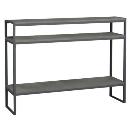 Конзола Malloy dark grey antique 120x33x90см