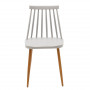 Стол Aurora PP сив-естествен крак 43x48x79см