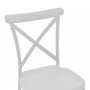 Стол Crossie pp бял 51x48x90см