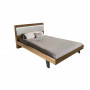 Откровено двойно легло дъб-бял pu 150x200см