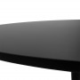 Трапезна маса Balou MDF черна D100x75см
