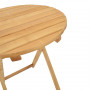 Маса Letna масив бук в естествен цвят D60x74.5см