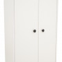 Шкаф-колона Aries 18 чифта в цвят бяло-орех 58x38x180см