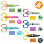Детски комплект декоративни ножици Fiskars Kidzors™, 6 броя