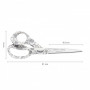 Универсална ножица Frutta BLK&WHT в кутия, 21cm
