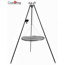 Тринога за огнище H 180cm W 80cm + ролка