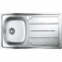 BAU Комплект кухненска мивка K200 86*50 и смесител BauEdge