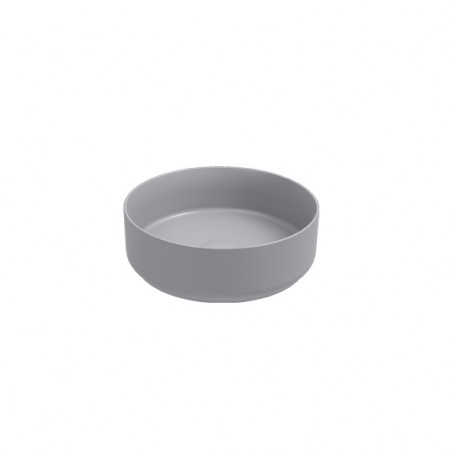 INFINITY Мивка върху плот ф36см, Stone Grey, Светло сив мат