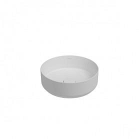 INFINITY Мивка върху плот ф36см, White Matt, Бял мат