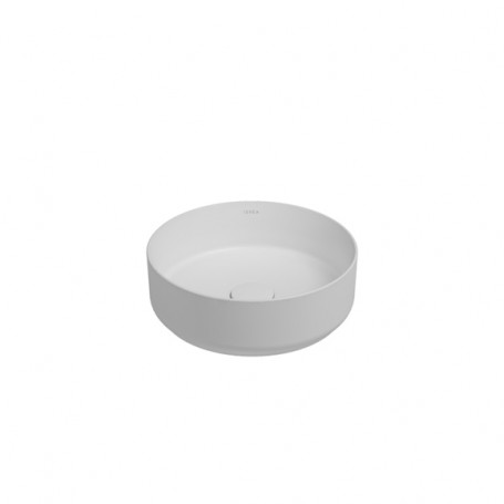 INFINITY Мивка върху плот ф36см, White Matt, Бял мат
