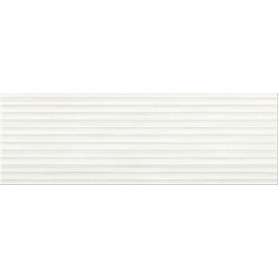 ARTISTICO Фаянс STRIPES WHITE Structure 25*75 см., бял
