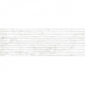 BIANCO WHITE LINES Фаянс 25.5*75.5 см., бял 4735