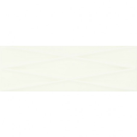 MERIDIAN Фаянс WHITE LINES STRUCTURE Glossy 25*75 см