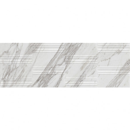 FABULA Фаянс Struttura 3D Gentle 33*100см, Calacatta MN3G
