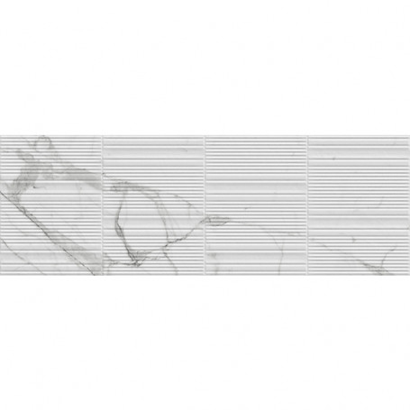 FABULA Фаянс Struttura 3D Gentle 33*10 см, Statuario MN3K