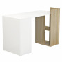 МЕЛАМИНОВО БЮРО С РАФТОВЕ SYNDYA SONAMA WHITE 112x55x85Y см.