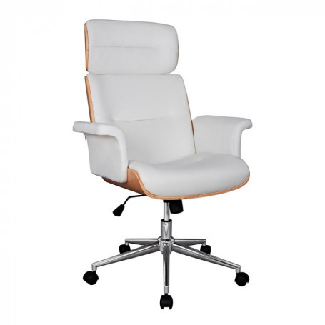 ДИРЕКТОРСКИ СТОЛ SUPERIOR PRO SONAMA-WHITE PU 74x74x116см.