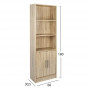 МЕЛАМИНОВА ЕТАЖЕРКА ENSLEY SONAMA 60X30X180см.