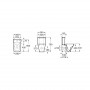 Моноблок The Gap Square Rimless, A34273A000 + A341470000 + A801732001