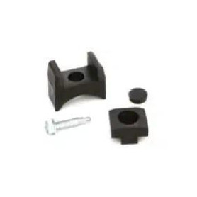 Комплект фиксатор за кръгъл стълб ∅48 mm + самонарезен болт