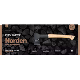 Подаръчен комплект: Брадва за цепене Norden N12 и точило Xsharp™