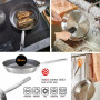 Тиган за пържене Fiskars All Steel с незалепващо керамично покритие, 28cm