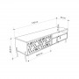 ТВ шкаф Melati орех 170x45x48.5см