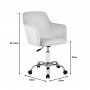 Office chair Xever pakoworld pink velvet