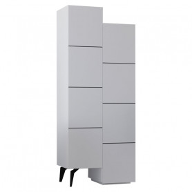 Многофункционален шкаф Romane cabinet бял 62.2x37.4x155.4cm
