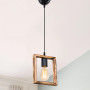 Плафон Isolate Ε27 орех 18.5x3x24cm