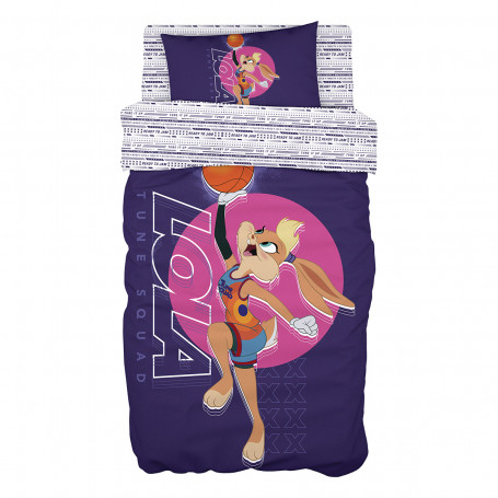 Комплект единичен юрган Art 6193 Space Jam Lola 160x240 щампа