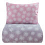 Комплект единичен юрган Praslin Art 12083 160x240 Pink,Grey