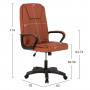 ОФИС СТОЛ TAMPA PU 63x70x114Y см.